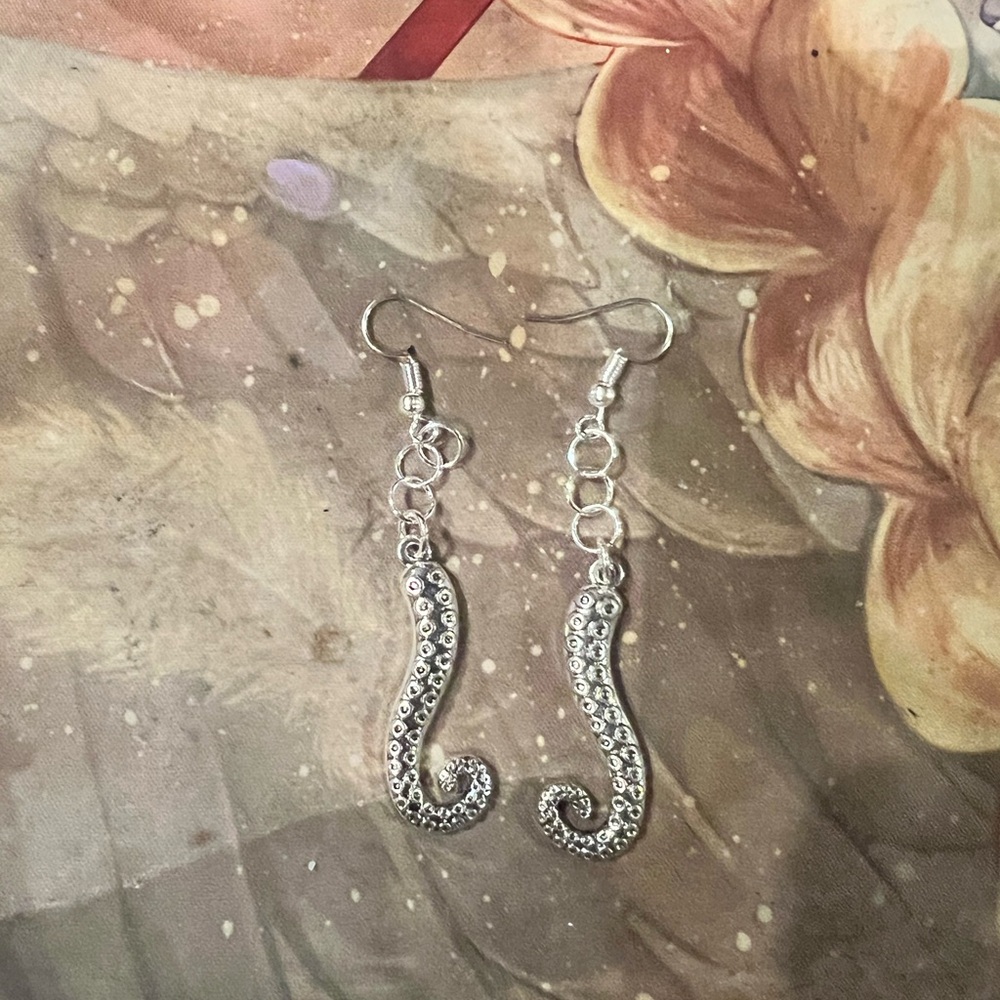 Tentacle earrings